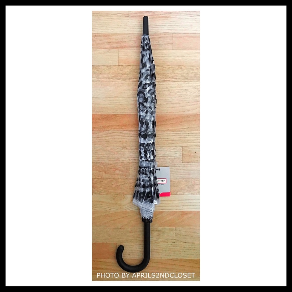 HUNTER LEOPARD PRINT LARGE BUBBLE WALKER UMBRELLA - Picture 7 of 8